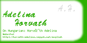 adelina horvath business card